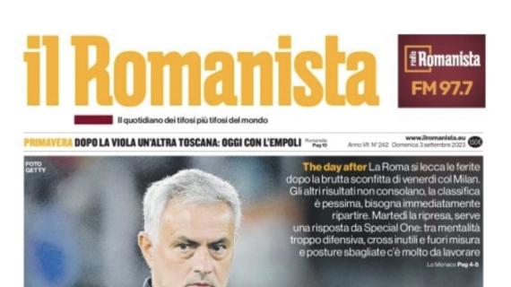 Il Romanista sul momento negativo dei giallorossi: "Mou tocca a te"