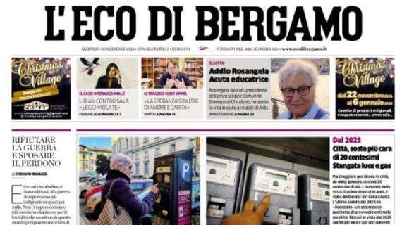 L'Eco di Bergamo con l'intervista a Percassi: "Vivo un sogno, cresceremo ancora"