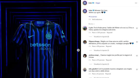 Inter, presentata la maglia 2025/26: la novità principale è la tonalità Chlorine Blue