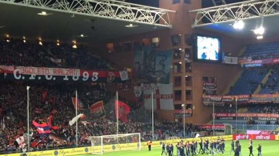 FOTO - Genoa-Inter, sfilata a Marassi per la Primavera rossoblù