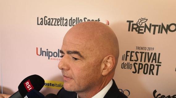 Infantino sull'Italia ai Mondiali: "Sarà dura ma anche per gli altri, chi lo merita sarà in Qatar"
