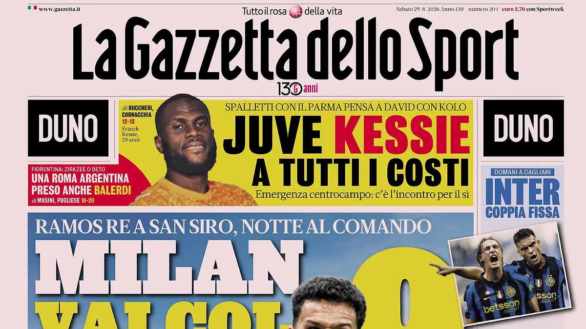 Le prime pagine dei quotidiani italiani e stranieri di oggi, sabato 29 agosto