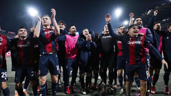 Il Bologna supera il Milan, Casale: "Obiettivo restare in Europa. Dedico la vittoria ai nostri tifosi"