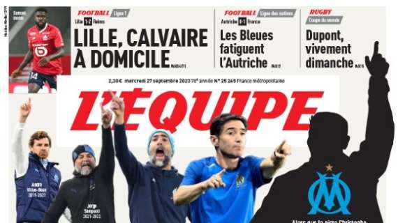 Dopo l'addio di Marcelino, il Marsiglia cerca il sostituto. L'Equipe: "A chi tocca?"