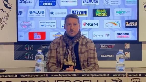 Ds Pro Vercelli: "Dossena che ha sempre avuto la piena fiducia del club e della squadra"