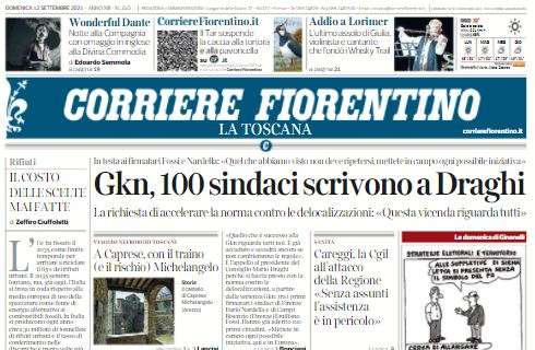 Corriere Fiorentino apre col successo contro l'Atalanta: "Con Dusan si vola"