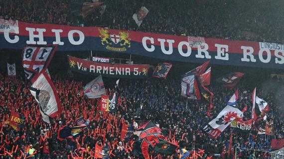 "5 minuti in silenzio, i restanti 85 come vogliamo noi". La protesta della Nord in Genoa-Lecce