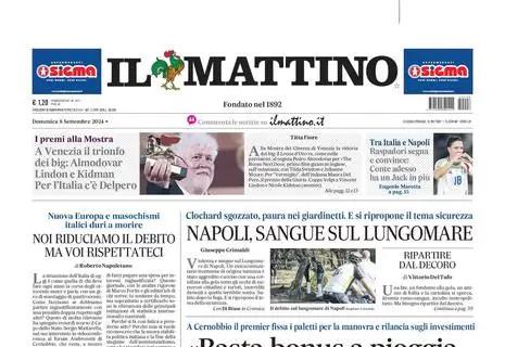 Il Mattino apre: "Raspadori segna e convince: Conte adesso ha un Jack in più"