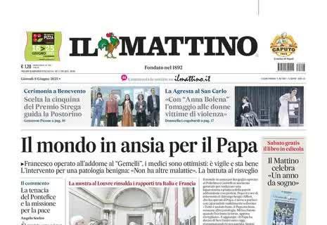 Il Mattino in prima pagina: "Kvara-Piotr cuori azzurri, tra rinnovo e fedeltà al Napoli"
