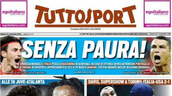 Tuttosport in apertura su Juve-Atalanta: "Da non perdere"