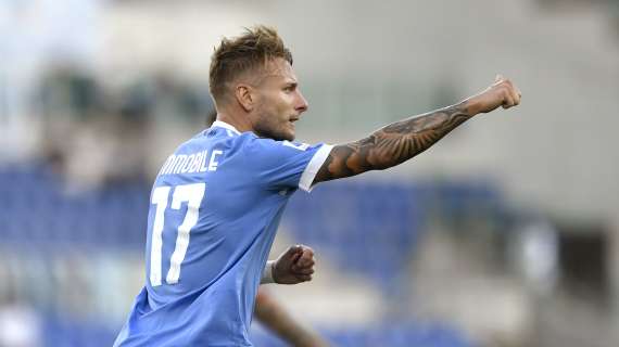 Milnkovic-Savic inventa, Immobile segna: Lazio in vantaggio sul Cagliari 1-0 all'Olimpico