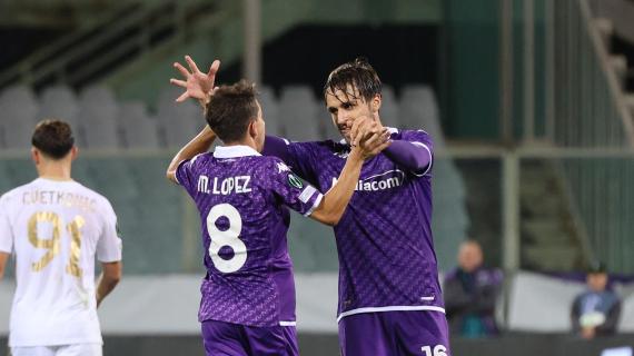 Fiorentina-Cukaricki 6-0: il tabellino della gara