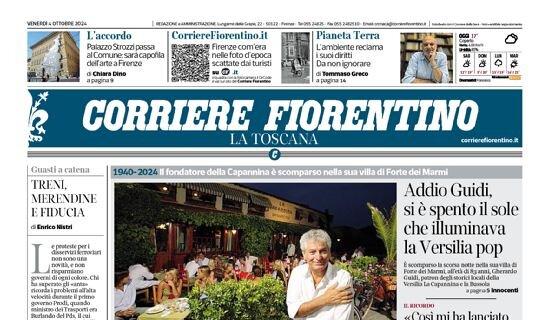 Il Corriere Fiorentino titola: "Adli e Kean regalano la vittoria, ma la Fiorentina non convince"