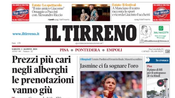 L'apertura del Tirreno su Pisa-Inter: "Il derby tra fratelli Inzaghi termina 1-1"