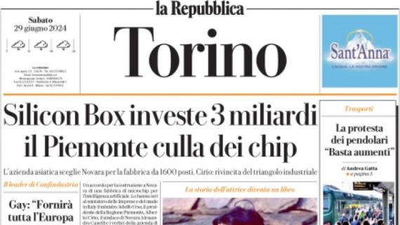Italia-Svizzera, La Repubblica di Torino intitola: "Buongiorno-Rodriguez, il derby dei capitani"