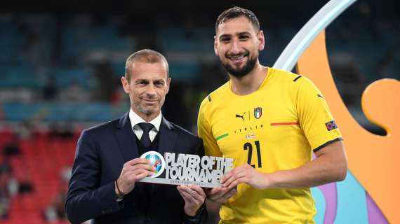 Donnarumma miglior giocatore di Euro2020: "Orgoglioso e felice. E' stato un gioco di squadra"