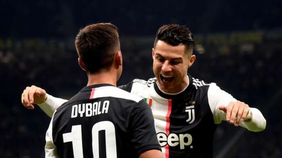 Le probabili formazioni di Lazio-Juventus: Dybala con Ronaldo