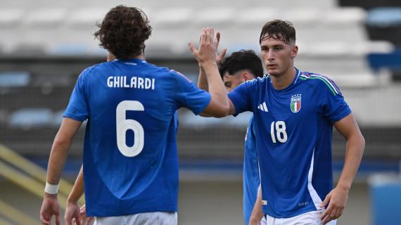 Pio Esposito mattatore, in gol anche Bove e Raimondo: l'Italia U21 batte 7-0 San Marino