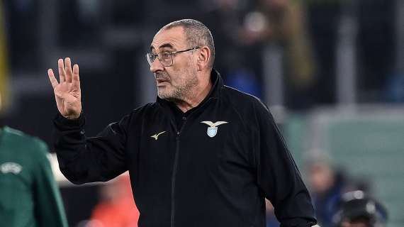 Lazio, Sarri: "Tutto chiarito con Vecino. Coppe? Risaliremo anche in campionato"
