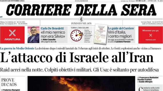 Corriere della Sera: "Smanie di comando: da Inter-Juve al Clasico, le big si affrontano"