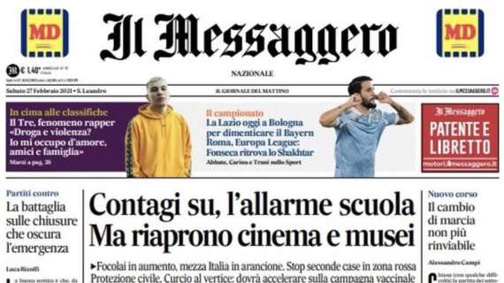 Il Messaggero: "La Lazio oggi a Bologna per dimenticare il Bayern"