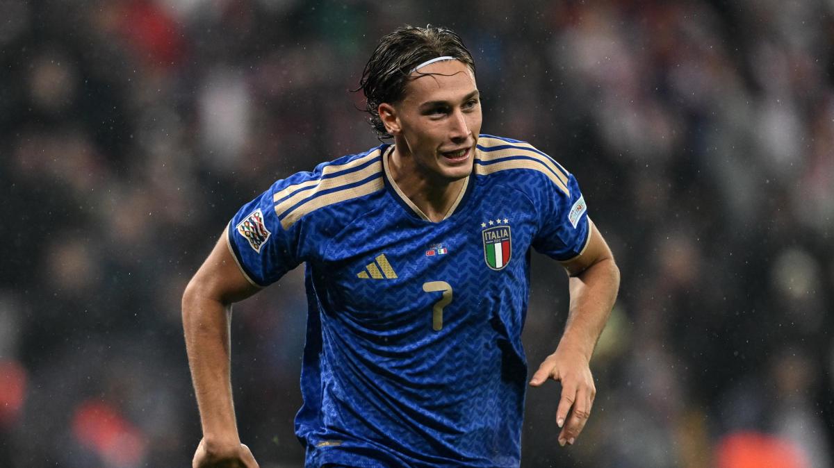 Esposito segna ancora con la Nazionale: oggi è l'attaccante più forte che ha l'Italia