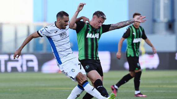 L'Atalanta ci prova, il Sassuolo si salva sulla linea: è 0-0 al 45'