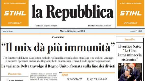 La Repubblica: "Cuore di Parma, Buffon torna a casa vent'anni dopo"
