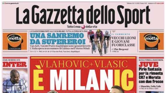 L'apertura de La Gazzetta dello Sport: "È MilanIC"