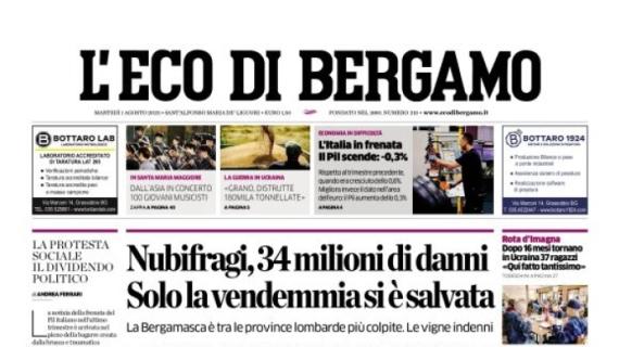 L'Eco di Bergamo sull'Atalanta: "Domani in amichevole il debutto di El Bilal Touré"