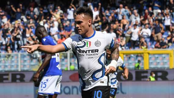 Lautaro Martinez gioisce sui social dopo il 6-1 al Bologna: "Vittoria in casa, forza Inter"