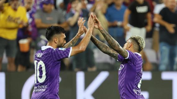 Nico Gonzalez non sbaglia dal dischetto: Fiorentina ad un passo dalla qualificazione