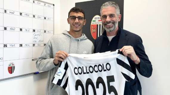UFFICIALE: L'Ascoli blinda Collocolo. Il centrocampista rinnova fino al 2025