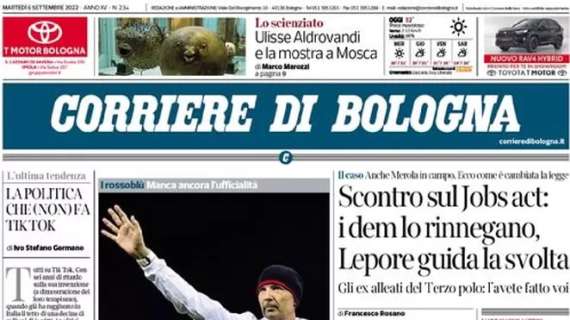 Corriere di Bologna: "Sinisa, con il Bologna è finita. Adesso in pole c'è Ranieri"