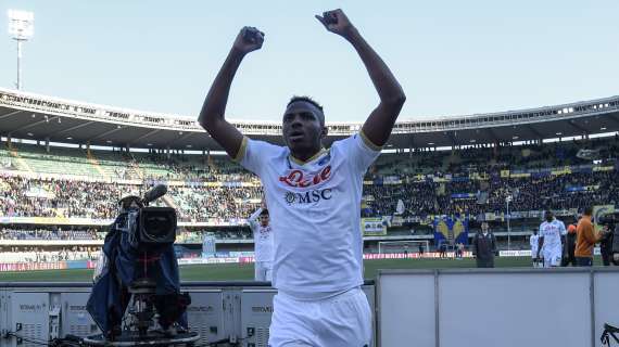Napoli, Osimhen prova a consolarsi: "Un grande onore per me aver raggiunto la Champions"