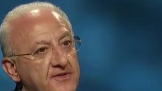 Il governatore De Luca attacca: "Si dica chiaramente se si vuole salvare la Sampdoria"