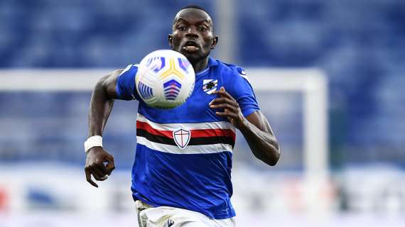 Sampdoria, Colley si ferma per un problema muscolare. Il report del club da Bogliasco