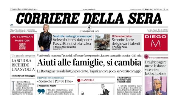 Corriere della Sera: "Gli acquisti delle big sono pronti: la caccia all’Inter ricomincia"