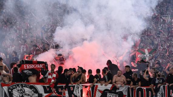 Lancio bengala, l'Athletic condanna i suoi tifosi: "Tolleranza zero e sanzioni per gli atti a Roma"