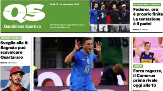 QS in apertura sull'1-0 della Nazionale contro l'Inghilterra: "Italia, per ora basta il Jack"