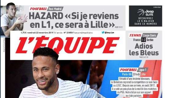 Le aperture in Francia - Si rivede Neymar: "L'eterno ritorno"