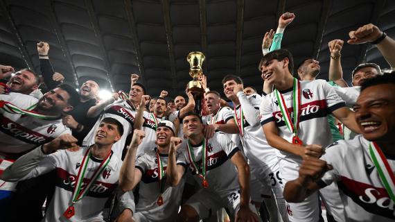 Europa e Coppa Italia, Corriere di Bologna titola: "Festa doppia per la città rossoblù"