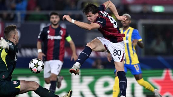 Bologna-Shakhtar 0-0, le pagelle: Skorupski ipnotizza Sudakov, Fabbian murato da Riznyk