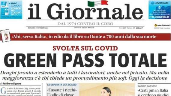Il Giornale in apertura: "Tre partite, già due esonerati. Non è una Serie A per mister"