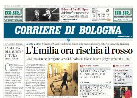 Corriere di Bologna: "Ko, ora la classifica fa paura". E il calendario complica tutto