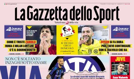 L'apertura de La Gazzetta dello Sport sul futuro nerazzurro: "Via mezza Inter"