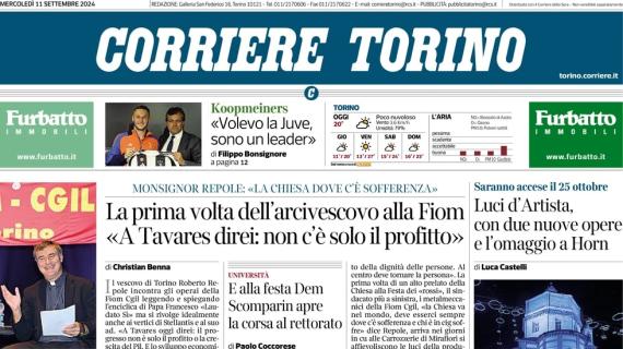 Koopmeiners si presenta, il Corriere di Torino titola: "Volevo la Juve, sono un leader'"