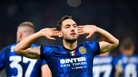 Inter, Calhanoglu on fire: per la prima volta a segno in 3 gare di fila