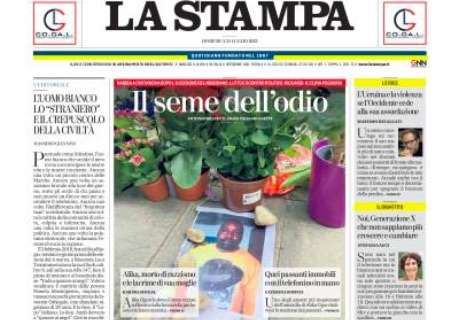 La Stampa apre con Chiellini: "Vincerò, come la Juventus". Giorgio alla scoperta dell'America