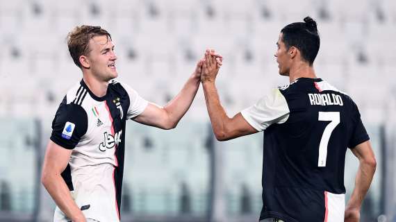 De Ligt saluta CR7: "Un onore averti come compagno. Sei l'esempio perfetto per tutti"